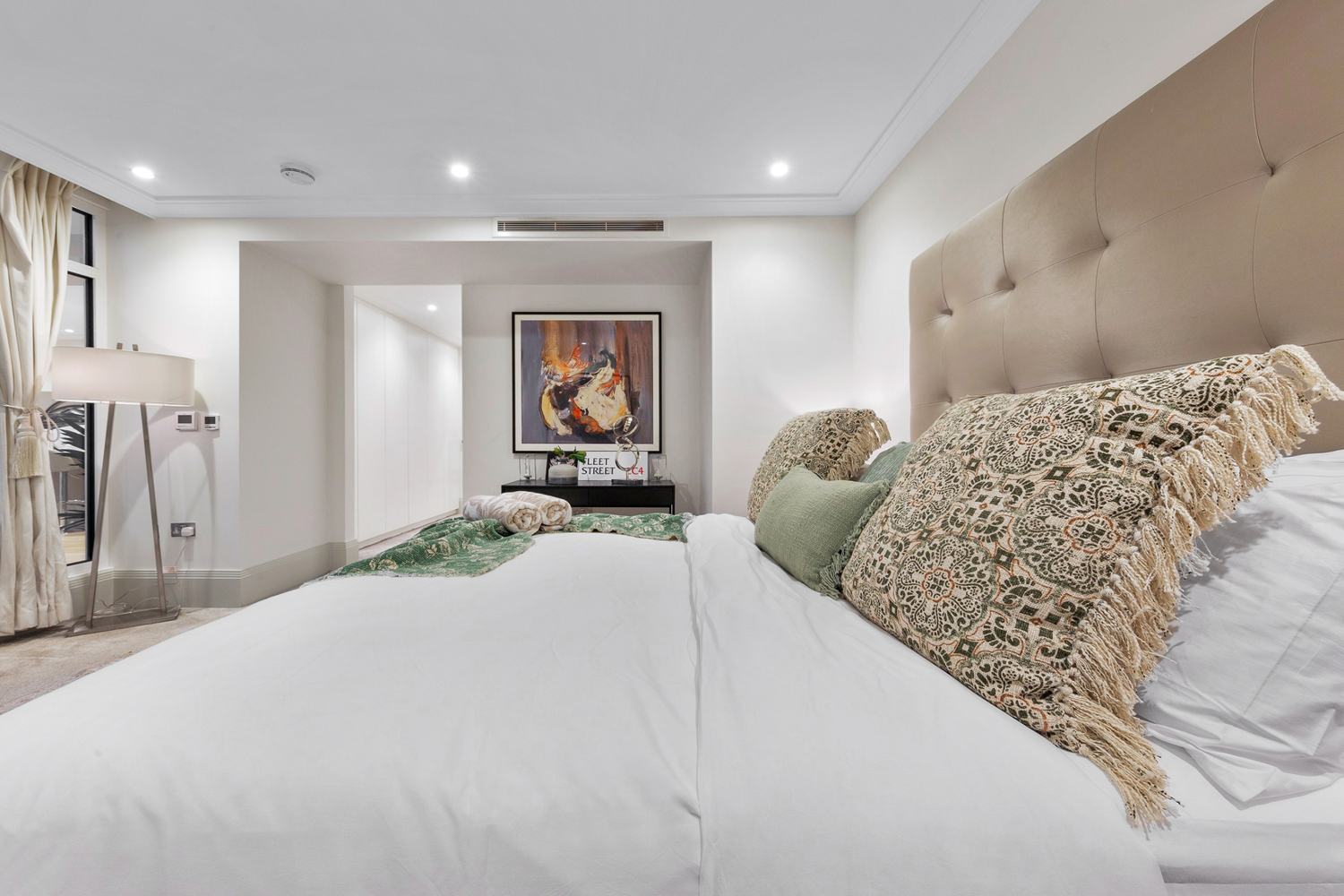 Bedroom in a managed apartment